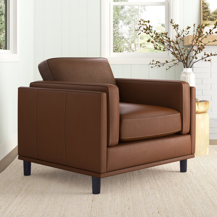 Collin Vegan Leather Armchair